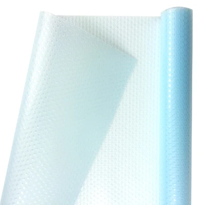 Выпуклый точечный узор EVA коврики для холодильника противоскользящие чистящие коврики антибактериальные влагостойкие анти-масляные шкафы Trawer Coaster - Цвет: Sky Blue