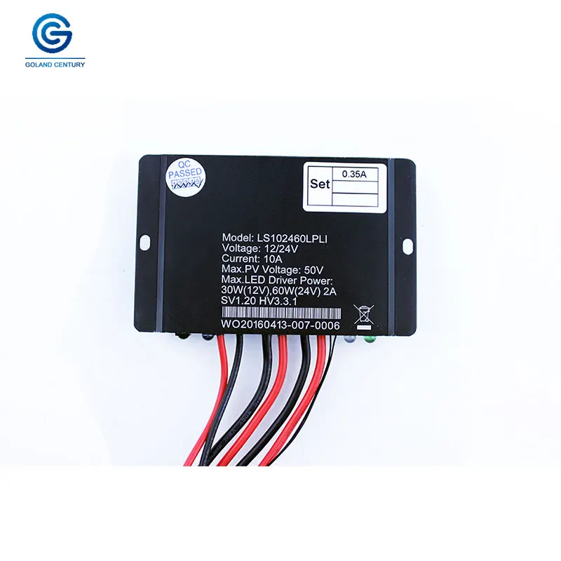 

LS102460LPLI PWM EPever 10A 12V 24V Lithium Battery Solar Charge Controller Solar Panel Regulator Use For Landscape Lighting