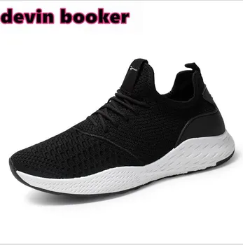 

New listing hot sale Flying line ventilation summer men running sneakers Dk02