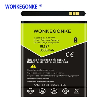 

WONKEGONKE BL197 Battery for Lenovo A800 A820 A798t S720 S720i S750 S889T S870e S868T S889 A820T A798T S868T Batteries Bateria