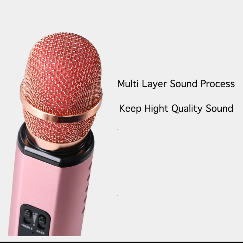 K6 микрофон Bluetooth динамик для телефона компьютера беспроводной микрофон Запись музыки конденсаторный микрофон караоке PK WS858