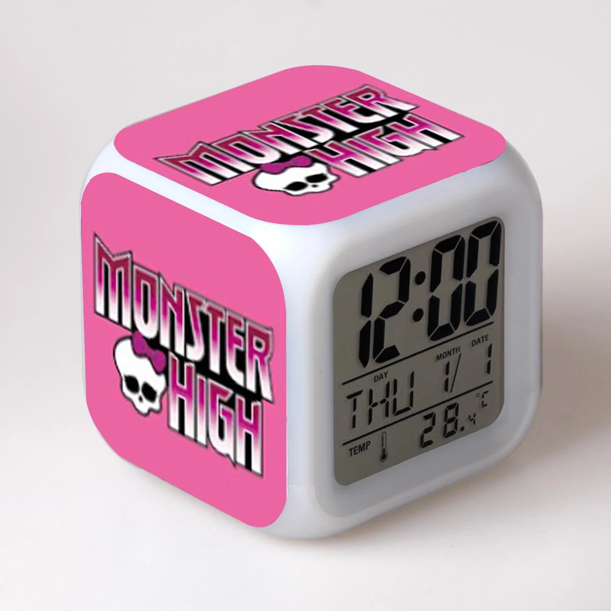 22 Высокий мультяшный будильник детская игрушка Led Reloj будильник, цифровой Электронные часы с будильником Wake Up Light Table Reveil Wekker - Цвет: 22
