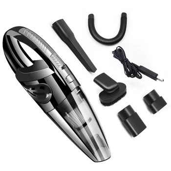 

120W High Power Rechargeable Wet Dry Portable Car Home Vacuum Cleaner Hoover Quickly absorb paper scraps stones scattered soot