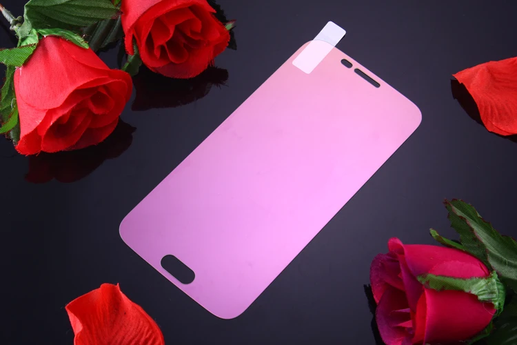 

For Samsung Galaxy S6 S7 Colorized Mirror Plating Glass Guard Film Screen Protector For G9300/G9200 Toughened Glass Film
