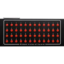 Создает впечатляющий вкус 48-канальный приемник беспроводной связи вызова сервера система вызова для ресторанов и больниц дома престарелых hotal пейджер