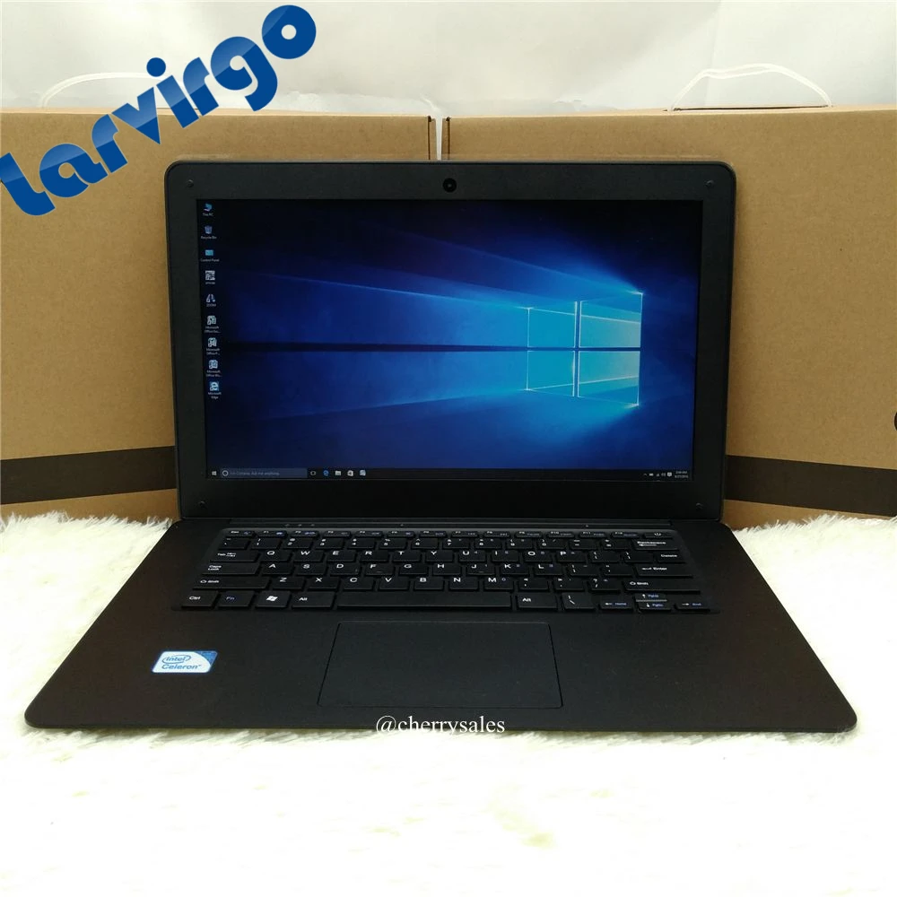 14.1Inch Windows 10 Ultrabook 1366*768 Display In-tel Atom X5 Z8300 4GB RAM 64GB ROM Ultraslim Laptop