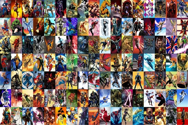 Custom Canvas Art Marvel Superheroes Wallpaper Anime DC