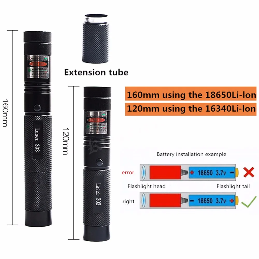 10000 м 532 нм зеленый лазер лазерный видеоискатель 303 яркий указатель устройство Регулируемый фокус лазер с лазером 303 + зарядное устройство +