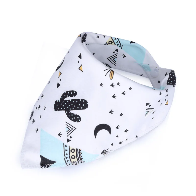 Cotton Baby Bibs Bandana Feeding Brup Cloth for Infant Newborns Saliva Towel Scarf Kids Toddler Baby Care Boys Girls Stuff Bib
