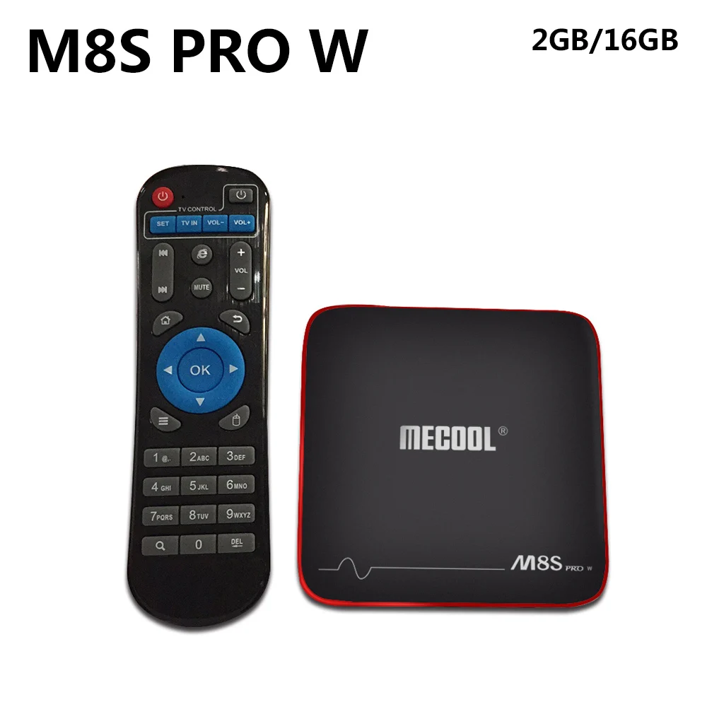 

MECOOL M8S PRO W Android TV Box S905W CPU Android 7.1 2G 16G Support 2.4GHz WiFi 4K H.265