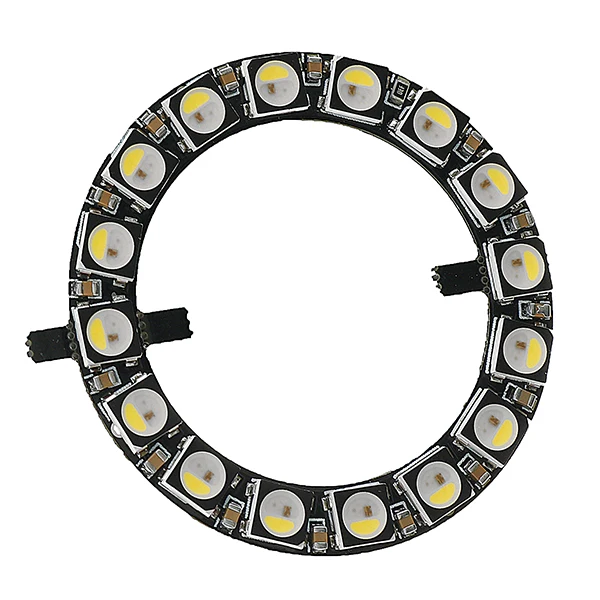 

Ring 5V 16* 5050 RGB LED With Integrated Drivers Module for Arduino LED Lighting Strip