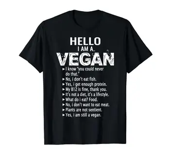 

Funny Pro Vegan Activism Tshirt Gym Athlete Gift Christmas 2020 Brand New Clothing Mens Fashion Cotton Clothing O Neck Tops Tee