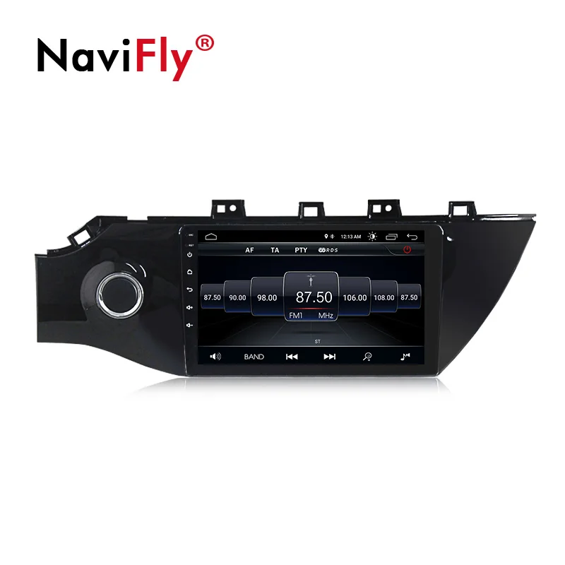 Excellent NaviFly New! 9" 1024*600 Android 8.1 Car GPS Navigation for KIA RIO K2 2017 KIA K2 Car radio audio multimedia player BT WIFI 4