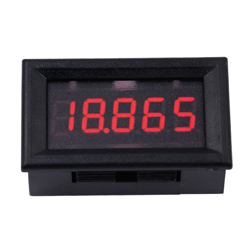 

by dhl/fedex 100Pcs 0.36" 5 bits Digital Voltmeter DC 0-33.000V Red LCD display Vehicles Motor Voltage Panel Meter