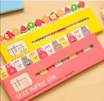 

1pcs/lot number Animal series Sticky Notes stick marker Post notepad memo zakka stationery office School supplies fashion gift
