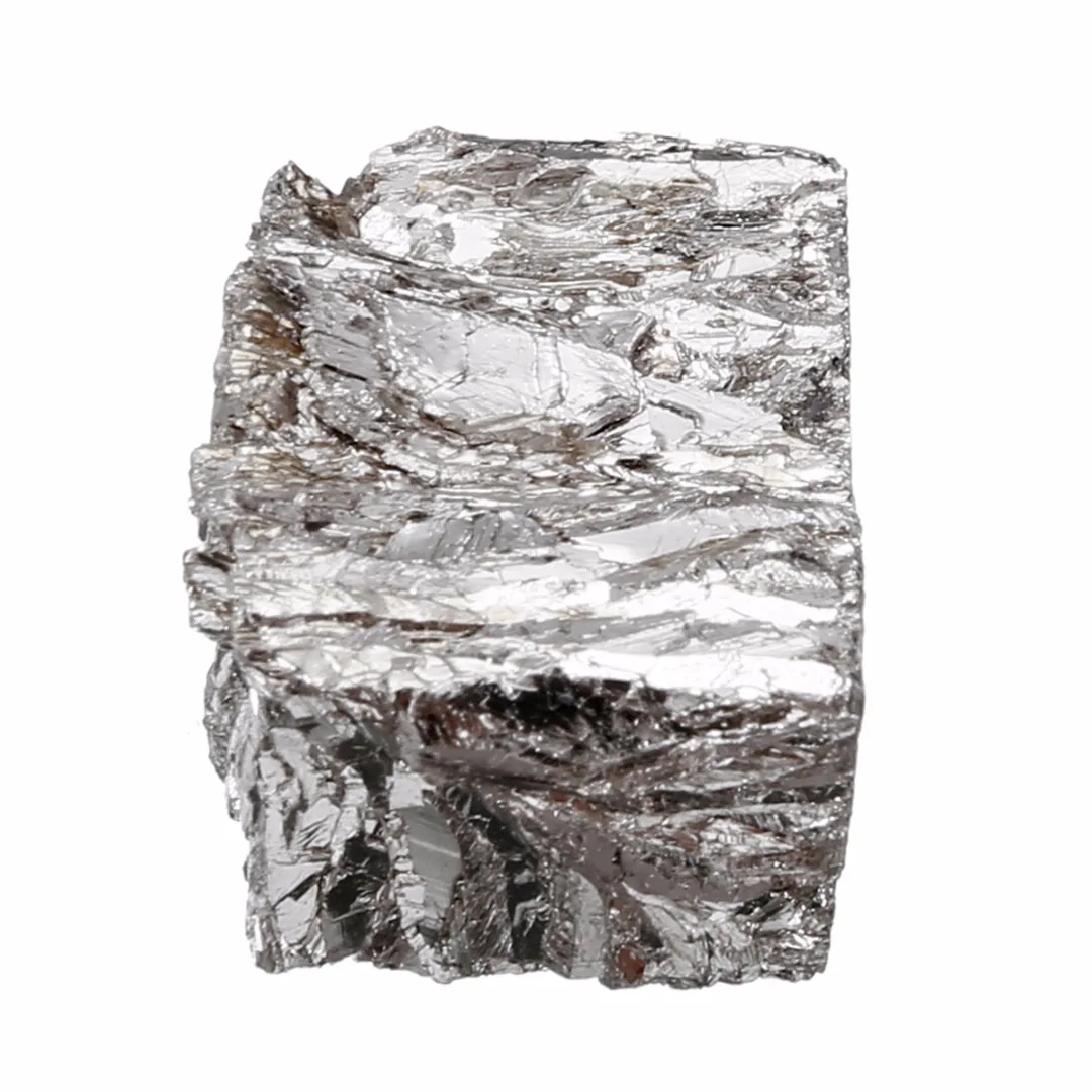 1Pcs 100 Grams Pure Bismuth Ingot 99.995% Solid Metal Bi Particles Non-toxic Industry Catalysts For Manufacturing Tools