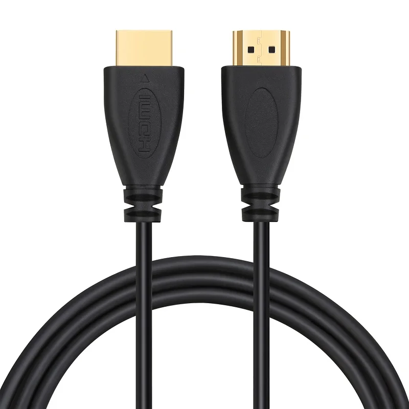 Lungfish Высокоскоростной HDMI кабель с Ethernet-Поддержка 3D 1080p и ARC-Full HD 1 м 1,5 м 2 м 3 м 5 м - Цвет: Черный