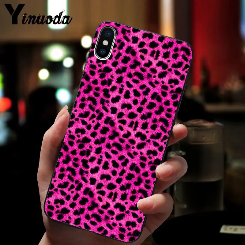 Black and Pink Leopard Art