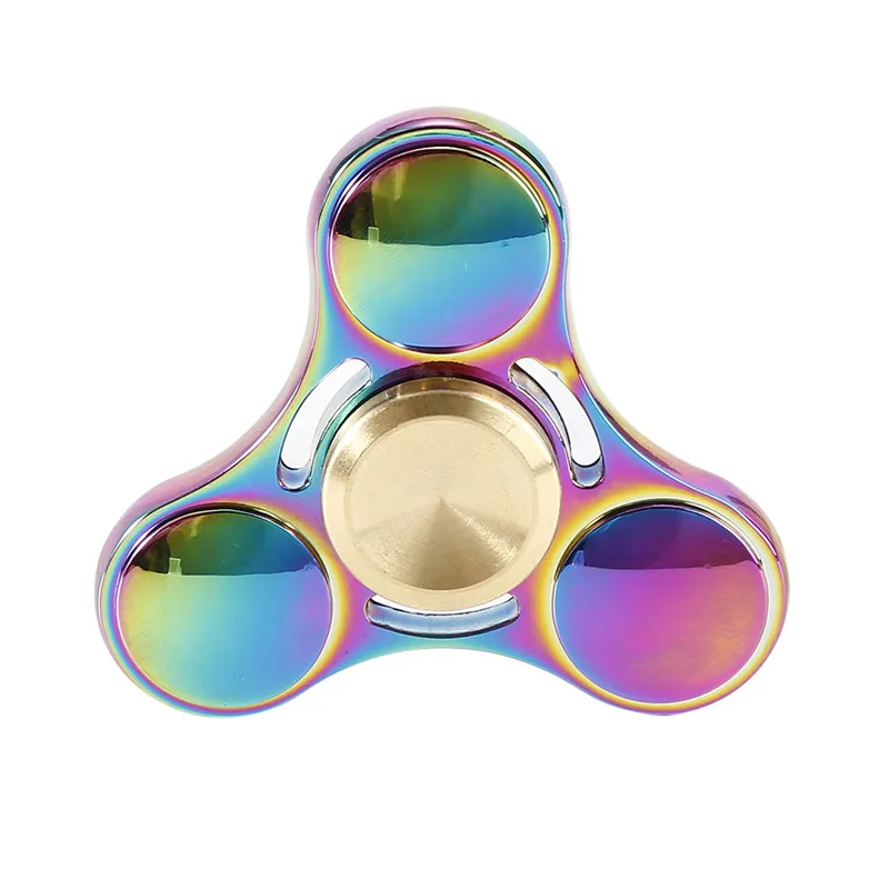 

10pcs Creative Colorful Metal EDC Hand Spinner Gyro Anti Stress Desk Focus Toy for Kids Adult ADHD Autism Hot Saleing