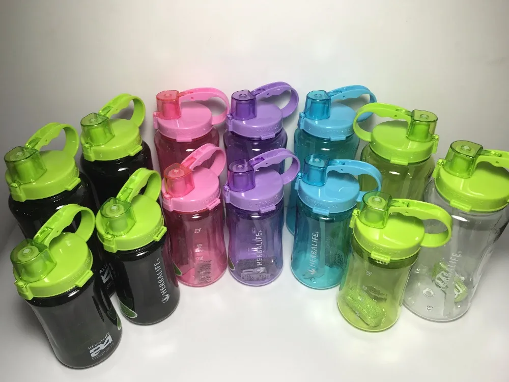 

9 Colors/Options Herbalife 1000ML & 2000ML/64oz Shake Sports Water Bottles Tritan Herbalife Nutrition BPA-FREE