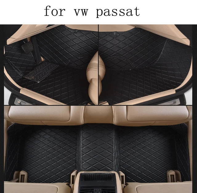 for VW Volkswagen Passat brand soft luxury leather customize Car floor