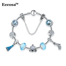 De Tacón alto y Vestido de Alsa Charms Pulseras y Brazaletes Para Las Mujeres Del Grano de DIY Cupieron la Pulsera Original Joyería Chica Bileklik