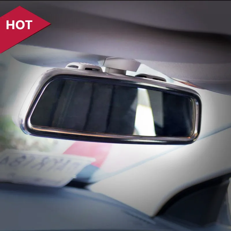 Interior Rear View Mirror Frame Cover Trim 1pcs For Jaguar XE X760 2015