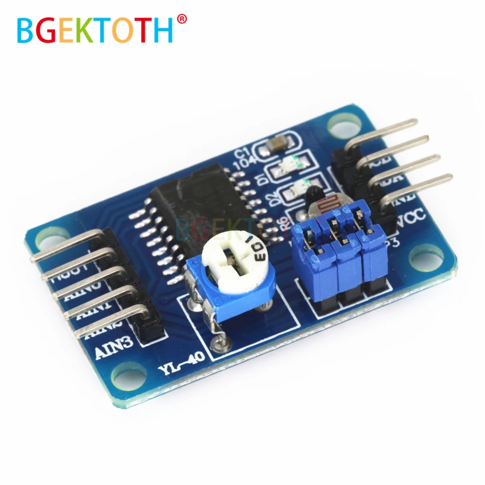 

PCF8591 AD/DA Converter Module Analog To Digital Conversion For Board I2C Serial VSS to VDD Hold Circuit Photoresistor