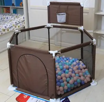 

Plastic Fencing Safety BarrierBaby Playpen Portable For Children Folding Baby Safety Fence Barriers For Securitis Ball Pool