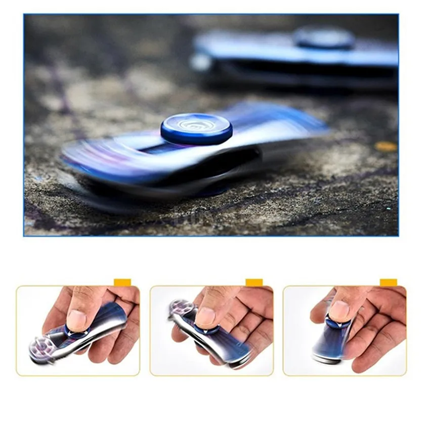 Koop EDC Gereedschap Outdoor Creatieve Hand Spinner 1 st Multifunctionele Draagbare Vouwen Mes Spinner Gyro Speelgoed Jongen Geschenken Fidget spinner