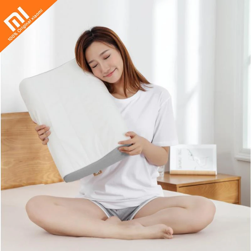 xiaomi mijia 8H латексная Изогнутая подушка для шеи Молодежная версия 50x33x9/11cm8 супер мягкая Антибактериальная подушка для шеи умный дом