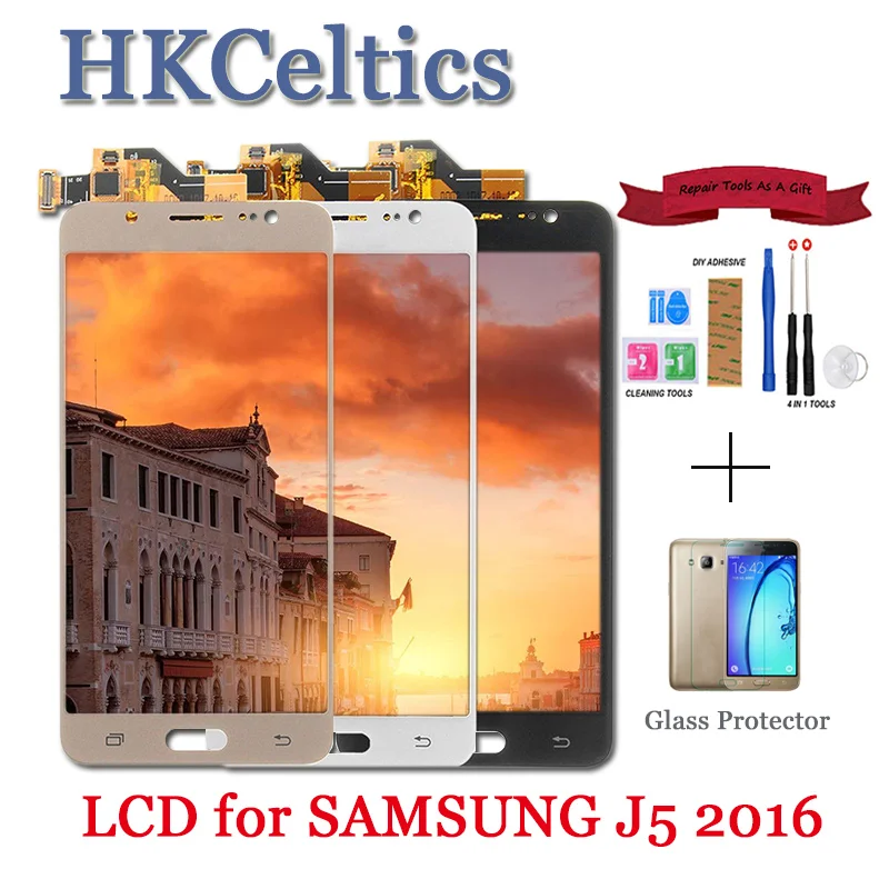 

For Samsung Galaxy J5 2016 J510 SM J510F J510FN J510M J510Y J510G DS LCD Display + Touch Screen Digitizer Panel Assembly Parts