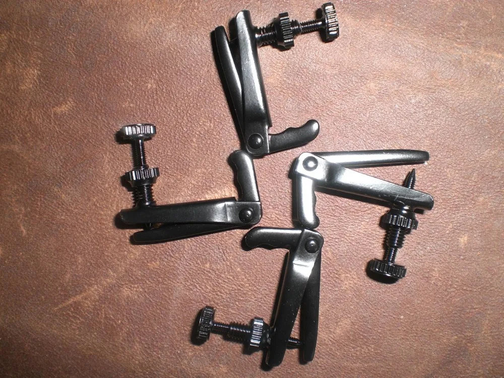 Ajustador da Corda Preto Cheio Agradável Belas Violin Sintonizadores 3 – 4-4 4 Size 40 Pcs
