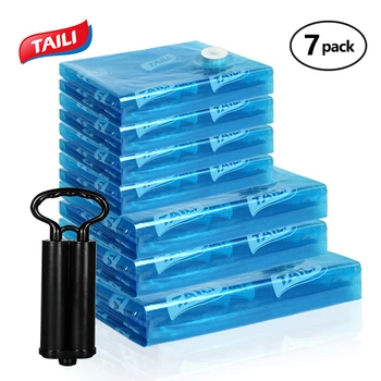 

Vacuum Bags For Clothes Storage Bag With Hand Pump Clothes Organizer Space Saving Vacuum Compressed Bag