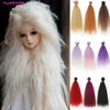 1pc 15/20*100cm Heat Resistant Synthetic Afro Kinky Curly Hair Wefts for BJD/Blyth/American Doll ► Photo 1/6