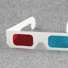 Бумажные 3D очки красный синий/голубой 500 шт