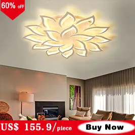 Светодиодный потолочный светильник Plafonnier для гостиной, спальни, кухни, блестящий акриловый светодиодный потолочный светильник, потолочный светильник белого цвета