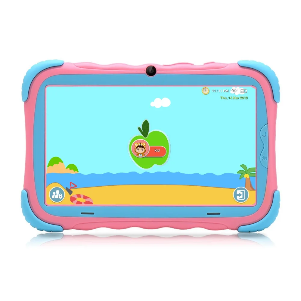iRULU 7 inch Android 7.1 Kids Tablet 16GB Babypad Edition PC with Wifi and Camera GMS Certified Supported Kids-Proof Case(Pink) iRULU 7 inch Android 7.1 Kids Tablet 16GB Babypad Edition PC with Wifi and Camera GMS Certified Supported Kids-Proof Case(Pink)