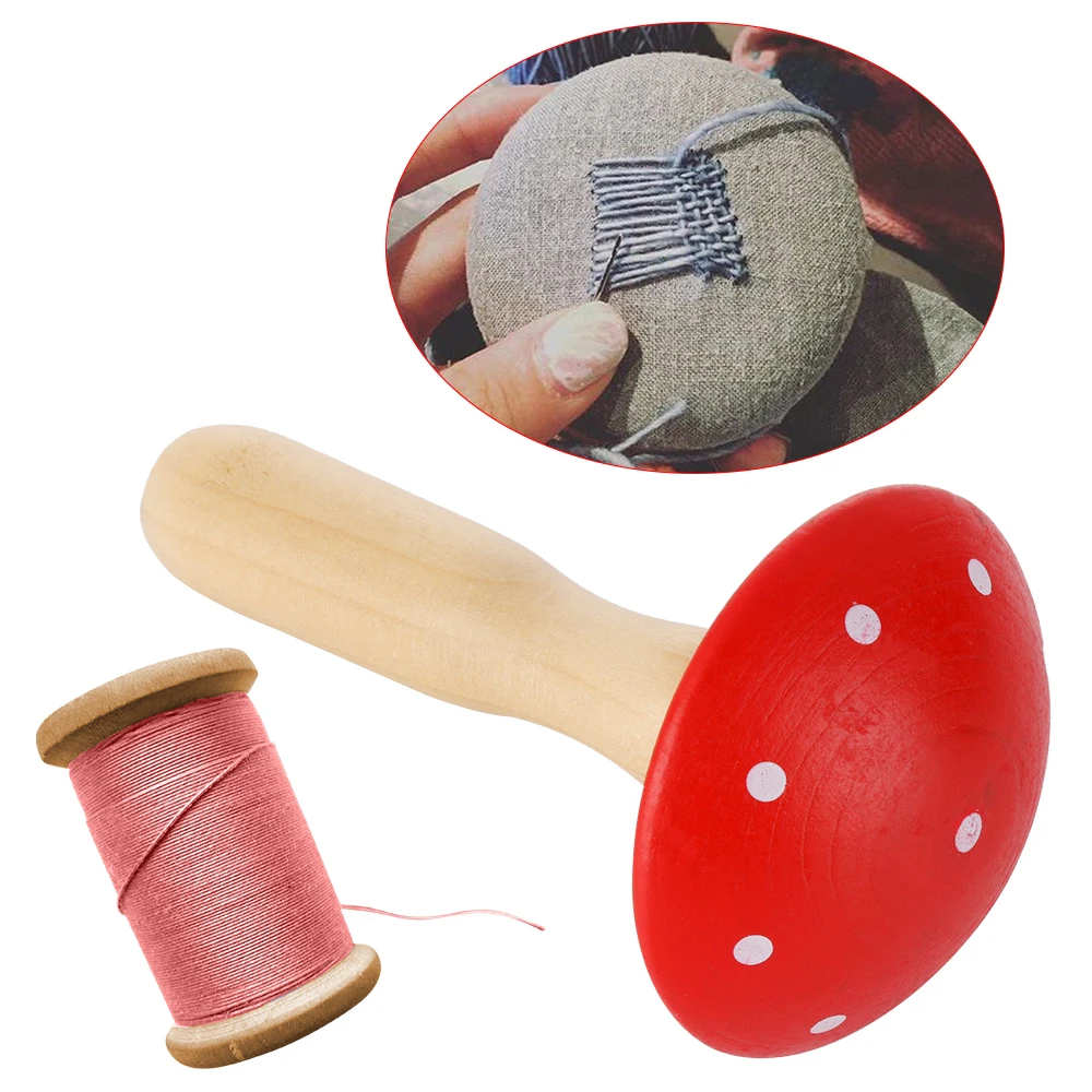 

1PC Solid Wooden Darning mushroom patching tool Socks Sewing Tools Home sewing Wood Mending Device Tool Sewing accesaries