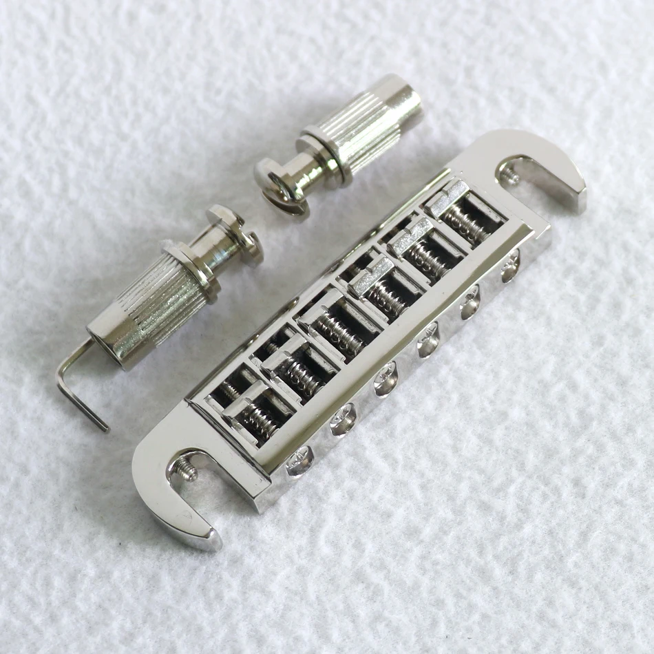 

52.5mm string spacing Nickel color Wrapover lp guitar bridge fir for SG and other electric guitars
