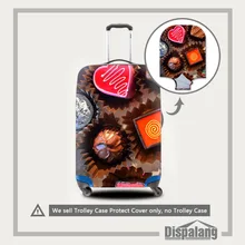Dispalang высокоэластичный стрейч багаж защитный чехол для 18-30 дюймов чемодан шоколадный багаж протектор дорожные аксессуары