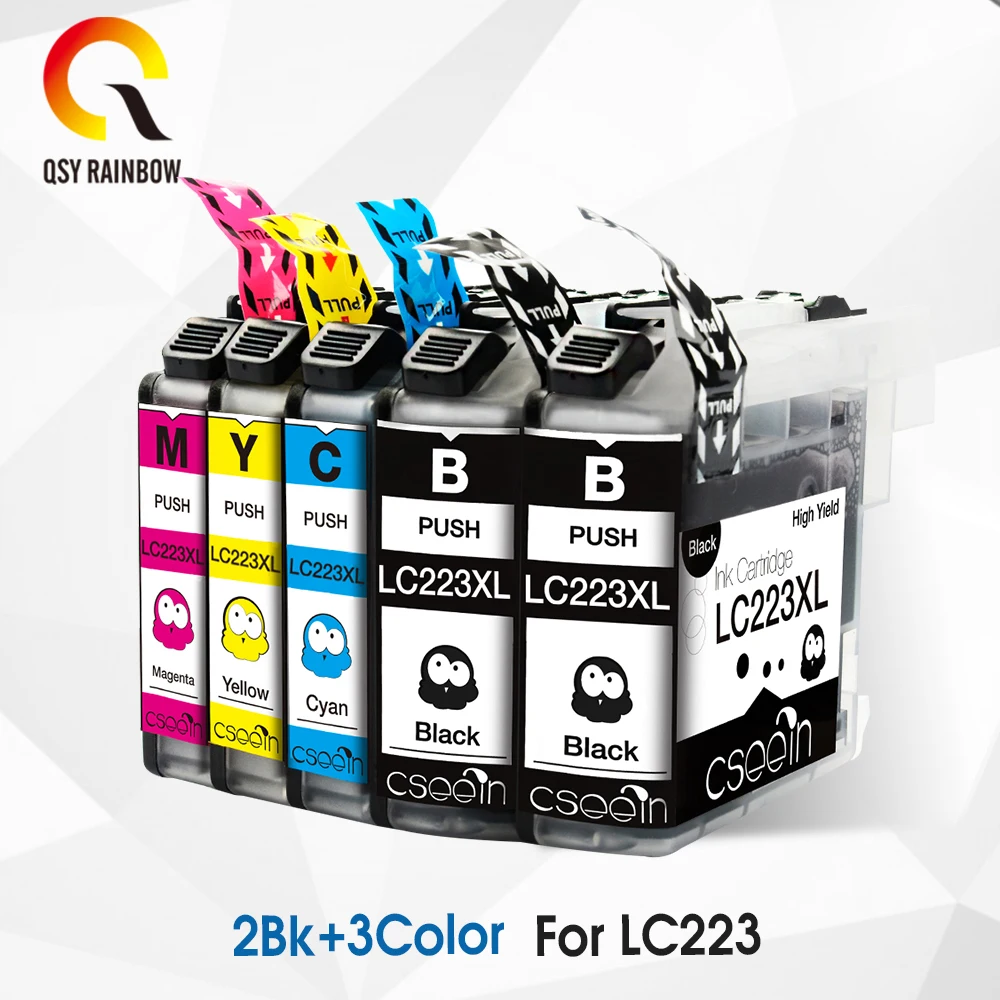 5 шт. LC223 XL LC 223 чернильный картридж для Brother DCP-J562DW J4120DW MFC-J480DW J680DW J880DW J4620DW J5720DW J5320DW