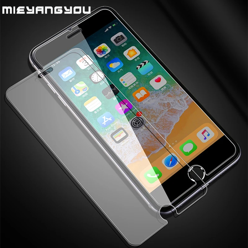 0 3 мм 2.5D Закаленное стекло для iPhone 7 8 на iphone Plus 9H HD защита экрана Взрывозащищенная