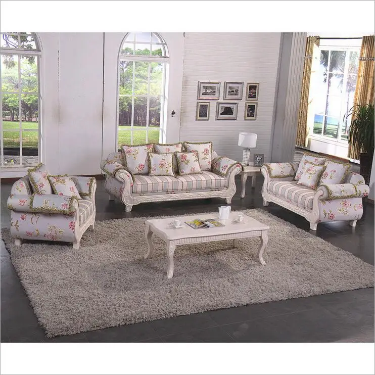 living room furniture modern fabric sofa European sectional sofa set 1049