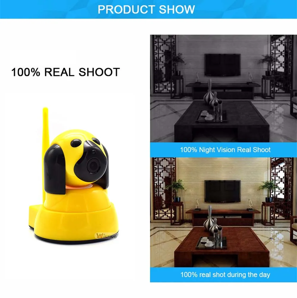Wistino 720P Wireless IP Camera Motion Detection Home Baby Monitor IR Night Vision WiFi Camera Alarm Onvif Surveillance Security (17)