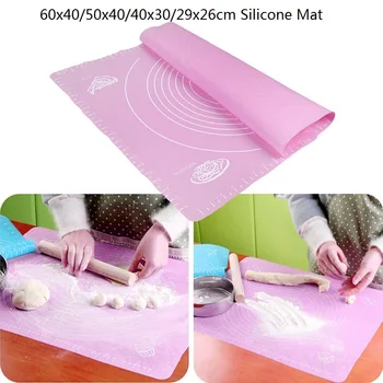 

Ex-large Silicone Baking Mat for Oven Scale Rolling Dough Mat Fondant Pastry Mat Non-stick Bakeware Cooking Tools Four Sizes