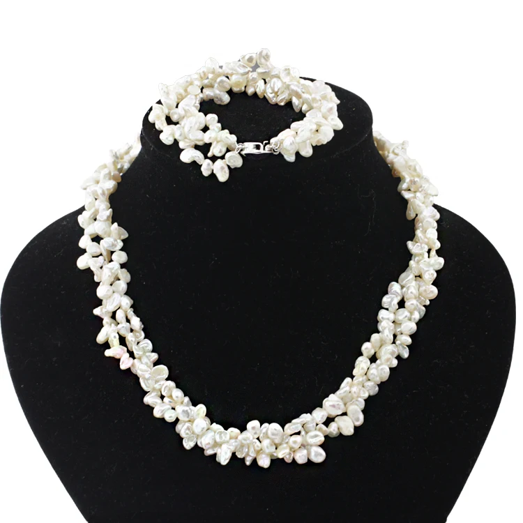 SNH 925 Sterling Silver Set Natural Freshwater Pearl Jewelry Set Bridal Wedding Jewelry Set Necklace Earrings Set for Women crystal jewelry set sterling silver jewelry 100% 925 formal jewelry set natural freshwater pearl