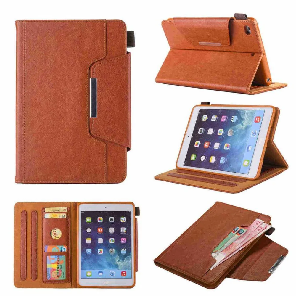 

Business Affairs PU Leather Cover For Apple ipad mini 1 2 3 4 A1599 A1600 A1601 A1538 A1550 Stand Case Funda+Stylus Pen+Gift.