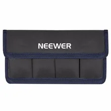 Neewer аккумулятор DSLR мешок Дело держатель для AA Батарея и LP-E6 LP-E8 LP-E10 LP-E12 EN-EL14 EN-EL15 fw50 f550 и многое другое(синий