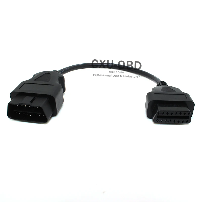##BUY OBD II cable 16 Pin OBD 2 Splitter Adapter Extension Cable Male to Dual Female Connector obd2 extended interface line